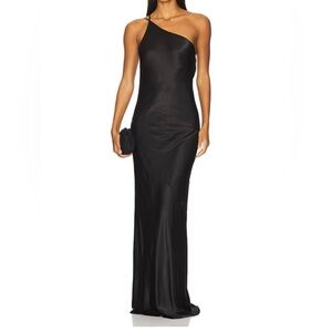 Shona Joy La Lune One Shoulder Cowl Back Maxi Dress